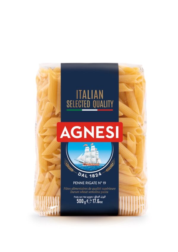 Agnesi pasta Penne Rigate 500g